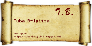 Tuba Brigitta névjegykártya